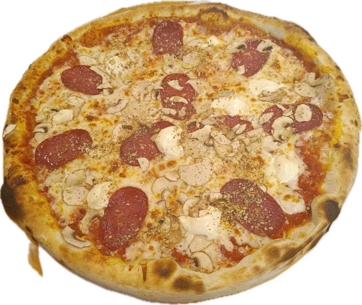 Пица Луканка и маскарпоне