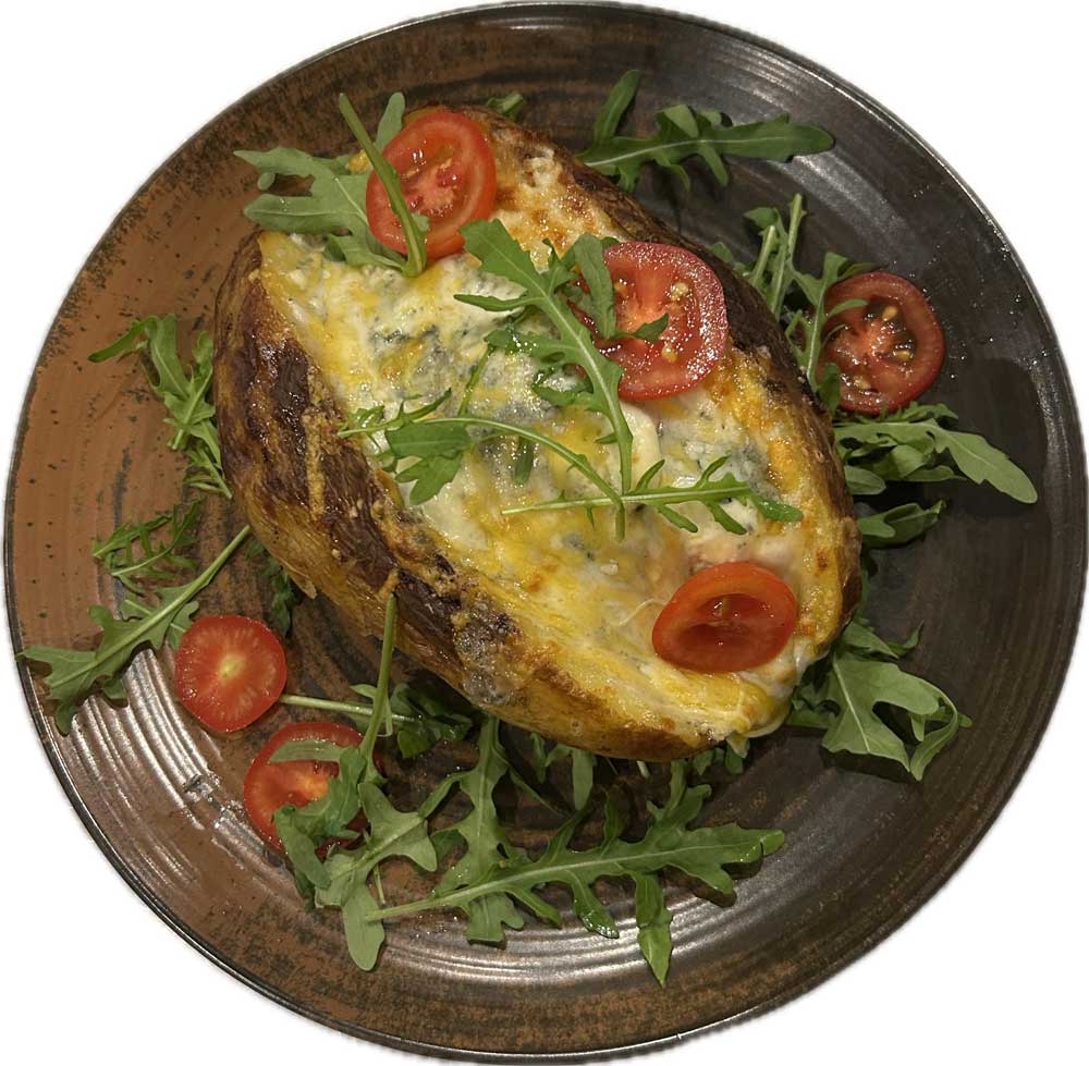 Пълнен картоф със сирена